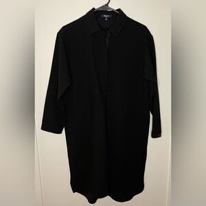 D7 Madewell Size Medium Black Long Sleeve Dress with Pockets